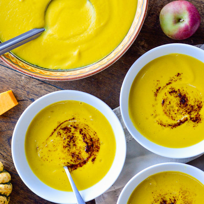 Healing Autumn Vegetable Turmeric Soup