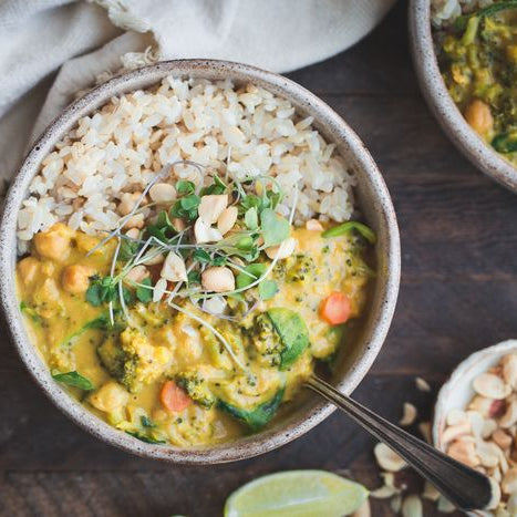Broccoli Chickpea Curry