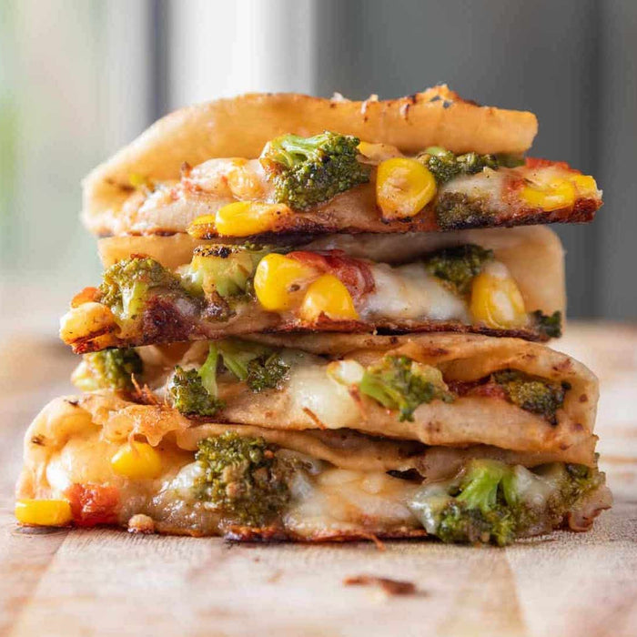 Broccoli Corn Quesadilla