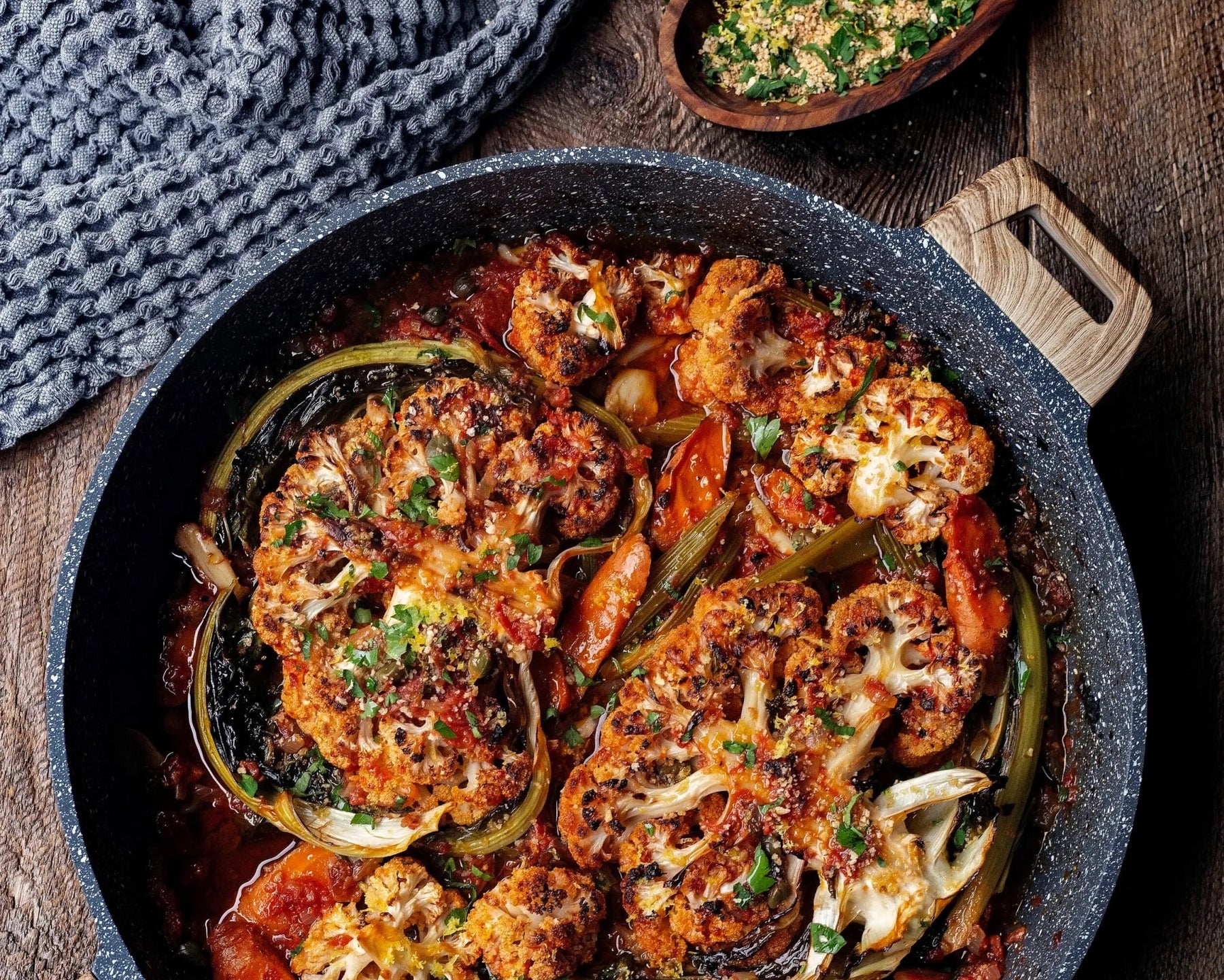 Cauliflower Yahni (Braised Cauliflower)