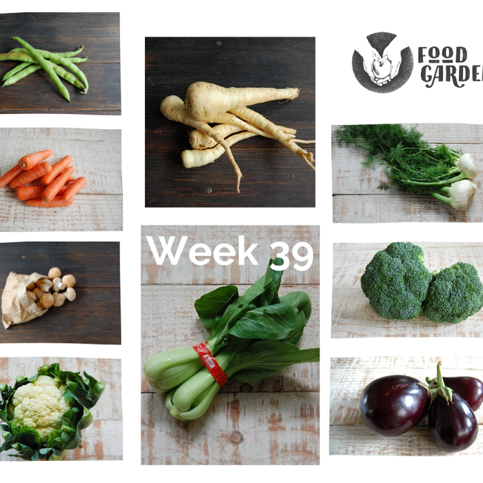 Week 39 - Swiss Browns, Broad Beans, biodynamic Brassicas, Eggplant, Pak Choy, Packham Pears & Strawberries