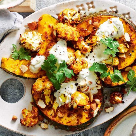 Korma Roasted Pumpkin And Cauliflower