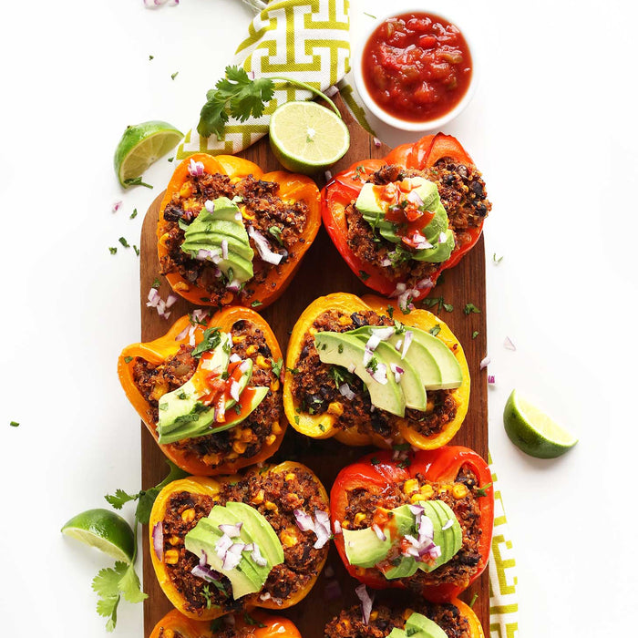 Mexican Quinoa Stuffed Peppers