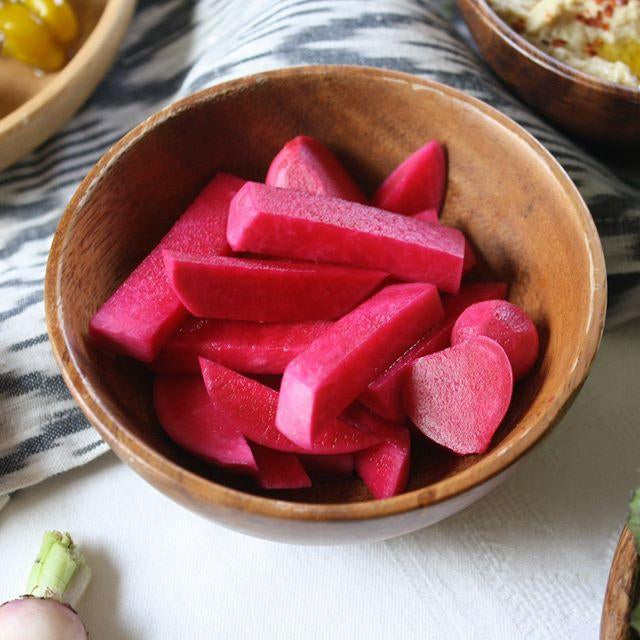 Mkhallal Pickled Pink Turnips