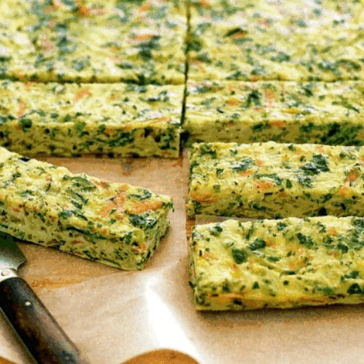 Parsnip and Zucchini Slice