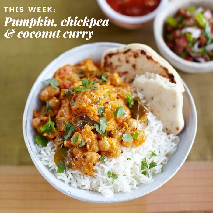 Pumpkin, Chickpea & Coconut Curry