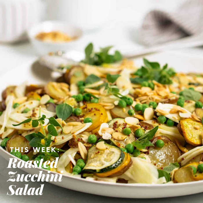 Roasted Zucchini Salad