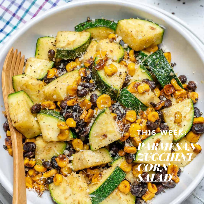 Parmesan Zucchini Corn Salad