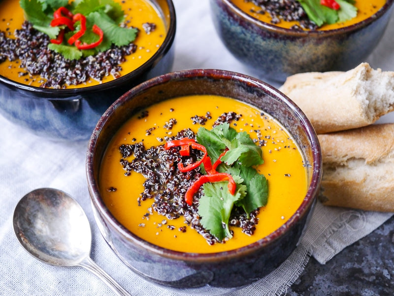 Spiced Sweet Potato and Capsicum Soup