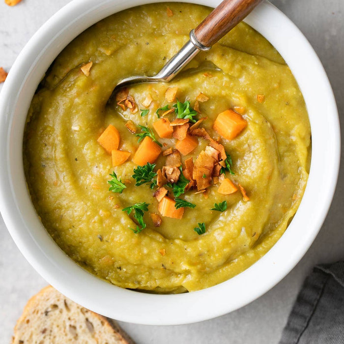 Parsnip + Split Pea Soup (Thick + Hearty)