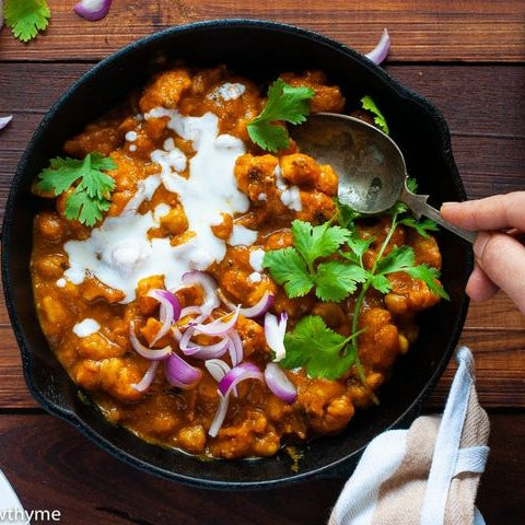 Chickpea & Cauliflower Pumpkin Curry