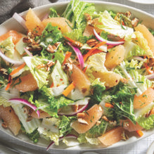 Savoy Cabbage, Kohlrabi and Grapefruit Salad