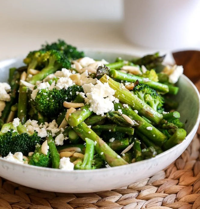 Lemon Spritz Asparagus & Broccoli