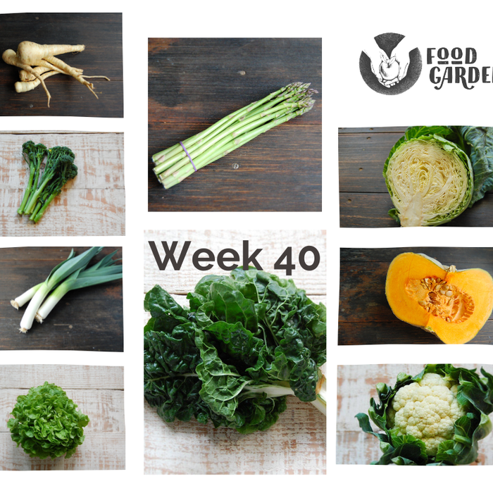 Week 40 - Leek, Silverbeet, Asparagus, Parsnip, Pumpkin, Broccoli and Avana Mandarins