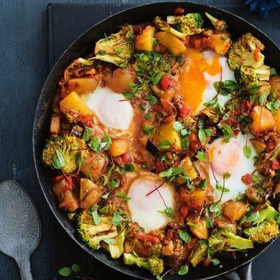 Potato and Broccoli Hash