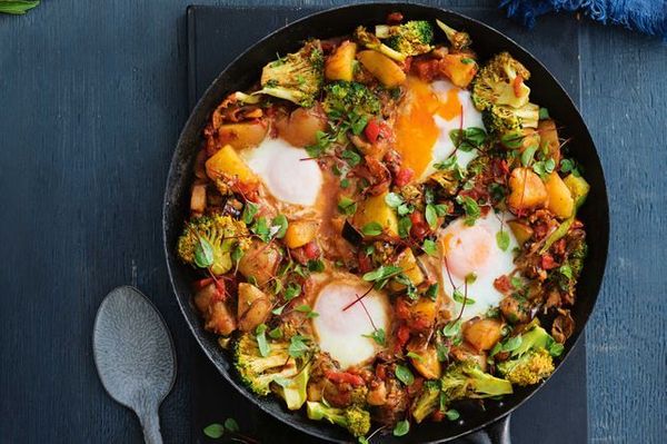 Potato and Broccoli Hash