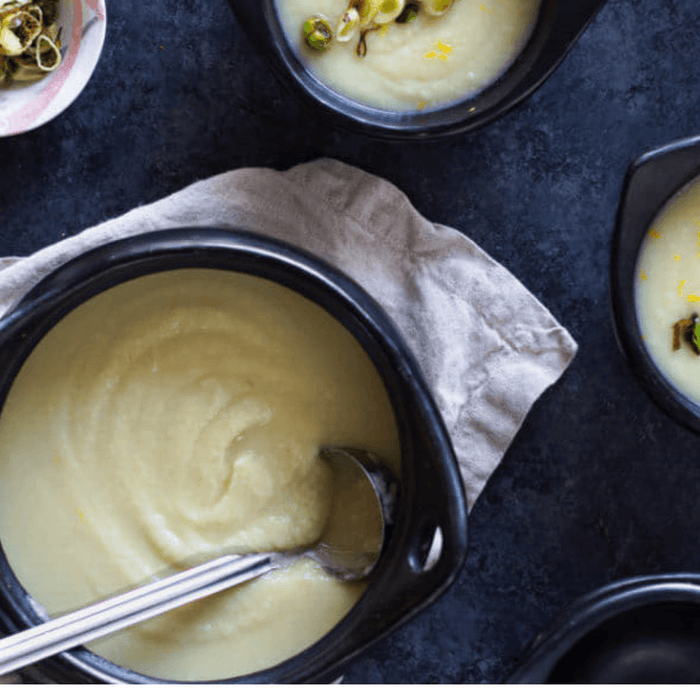 Roast Celeriac Parsnip Soup