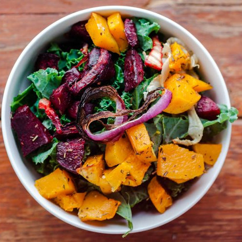 Roasted Autumn Vegetables with Savory Herbs