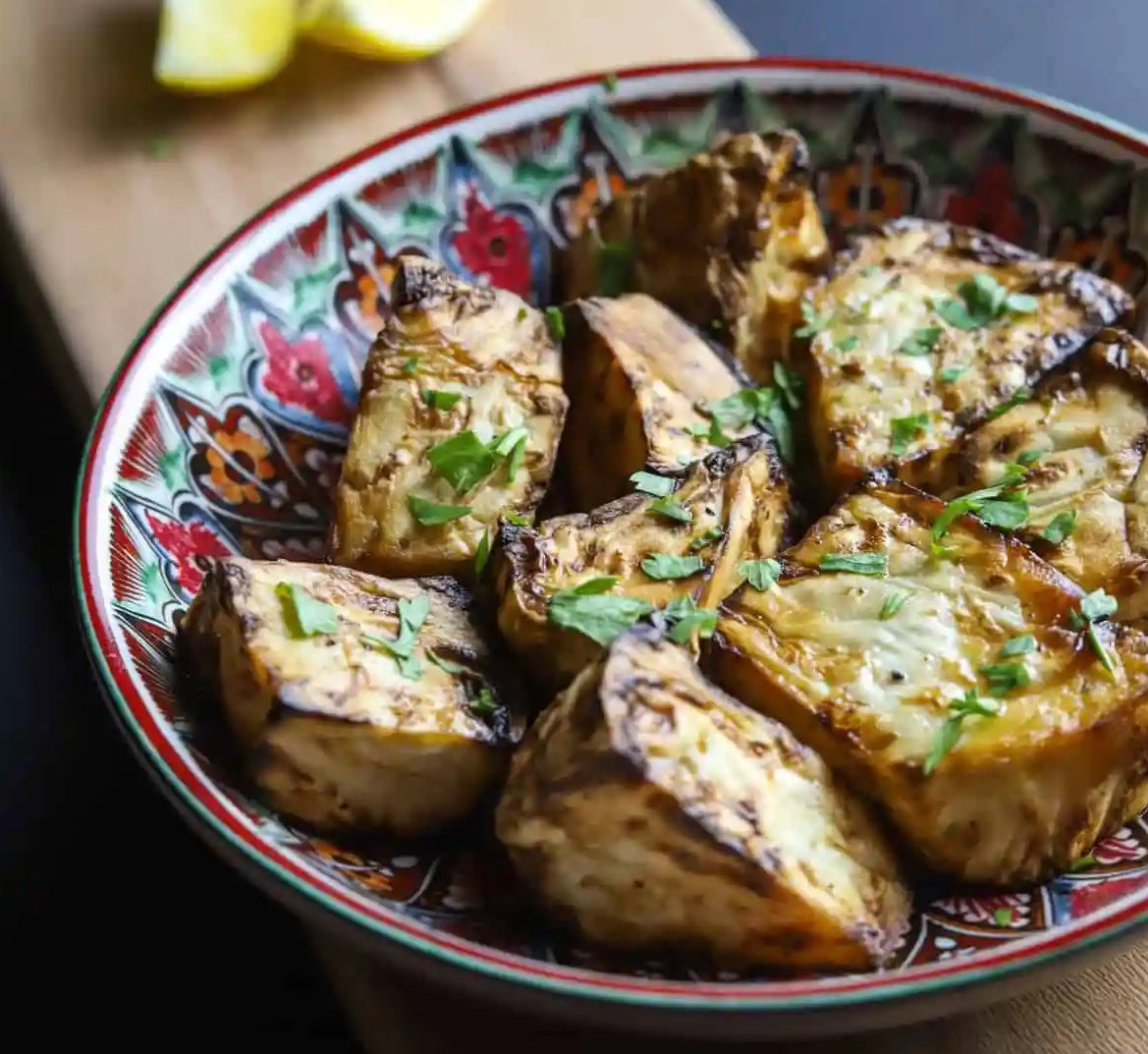 Roast Celeriac with Lemon (Oven or Air Fryer)