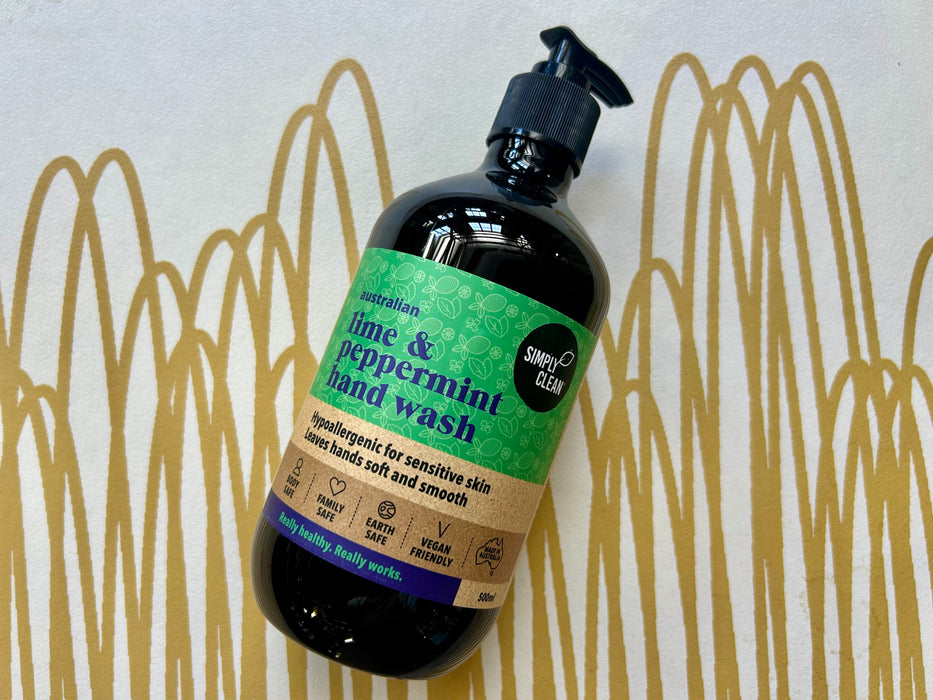 Hand Wash Lime & Peppermint, Simply Clean (500ml)