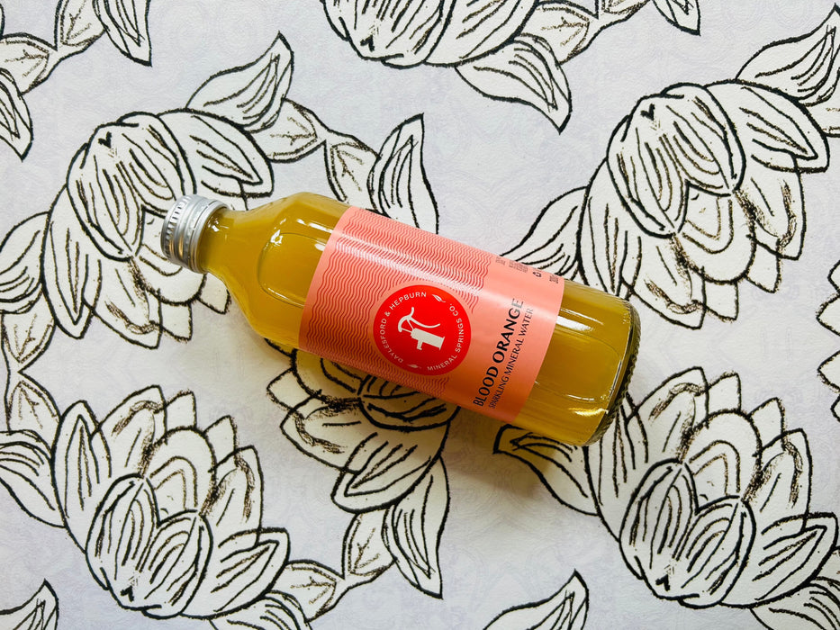 Sparkling Mineral Water Blood Orange, Hepburn Springs (300ml)