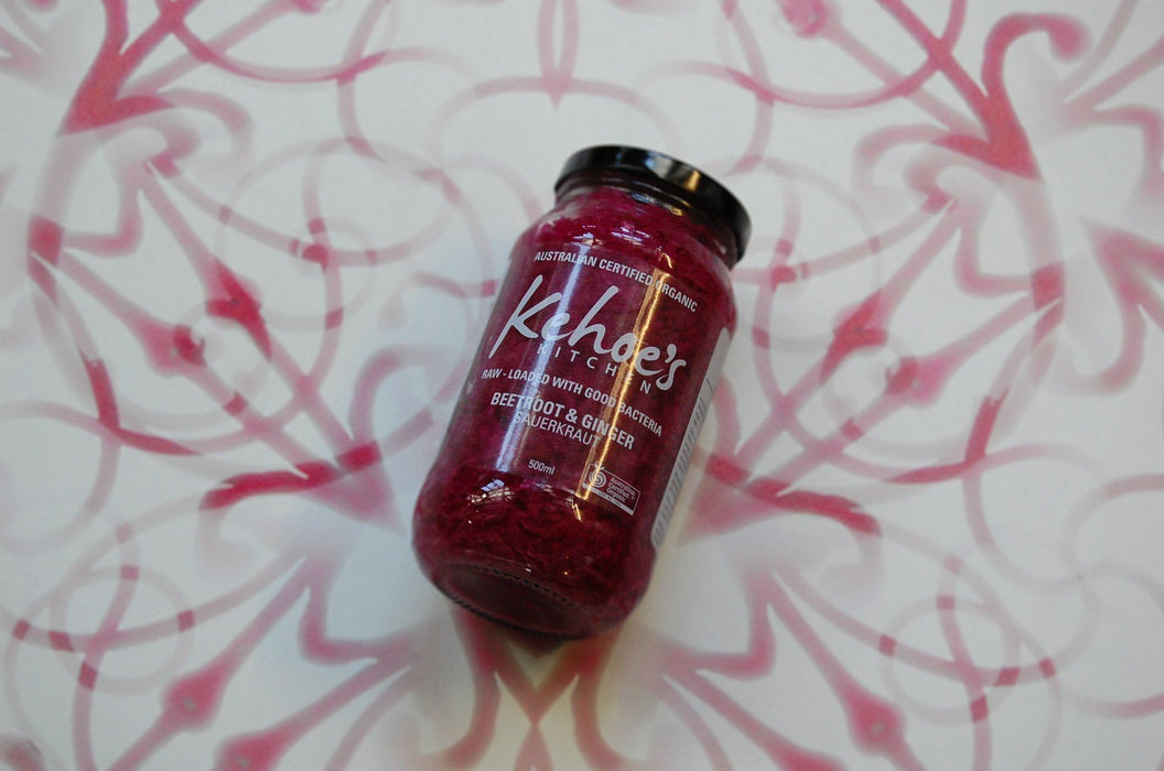 Sauerkraut Raw Beetroot & Ginger, Kehoe's (410g)