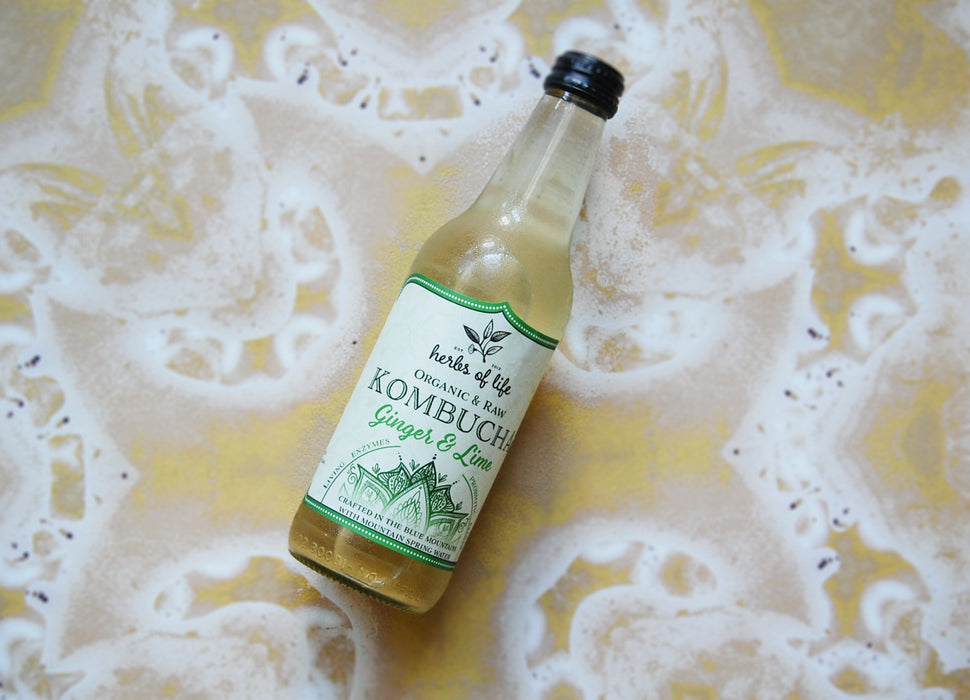 Kombucha Ginger & Lime, Herbs of Life (330ml)