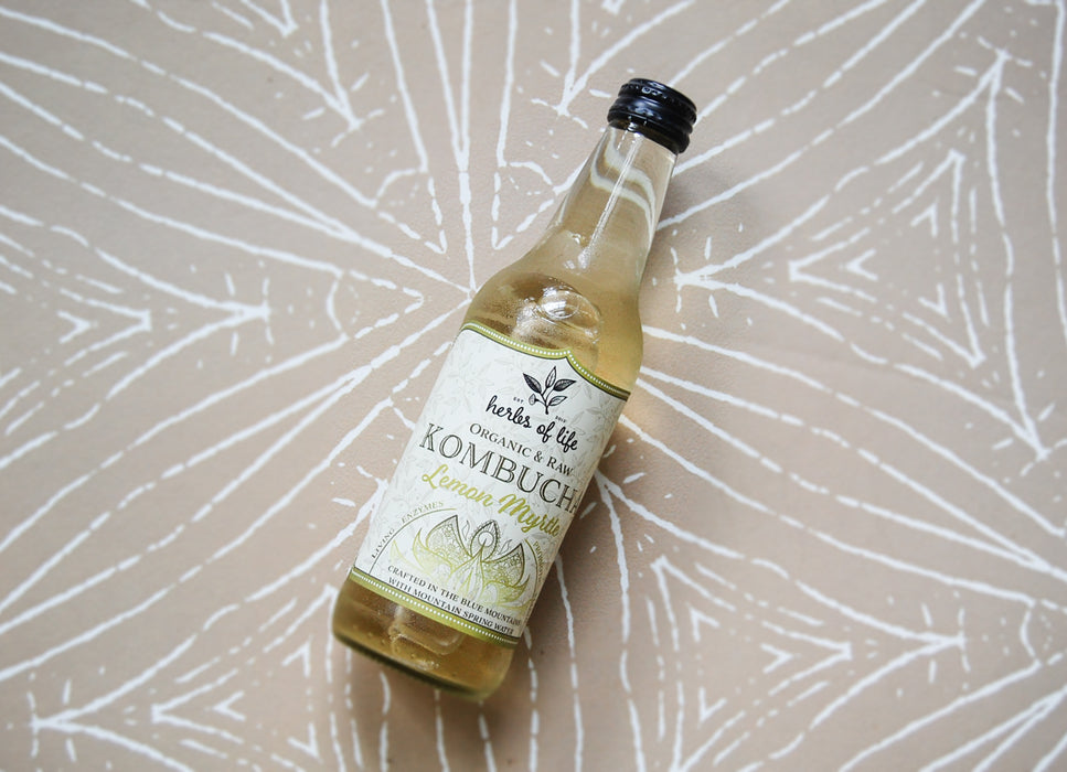 Kombucha Lemon Myrtle, Herbs of Life (330ml)