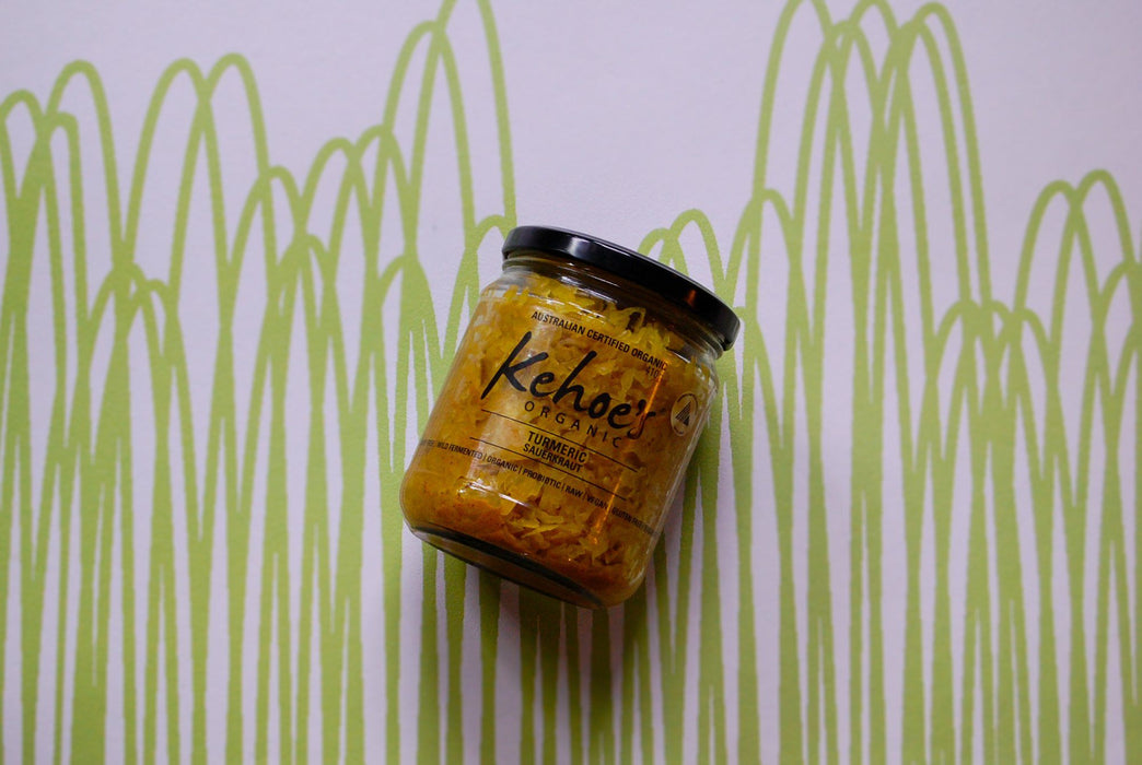 Sauerkraut Raw Turmeric, Kehoe's (410g)