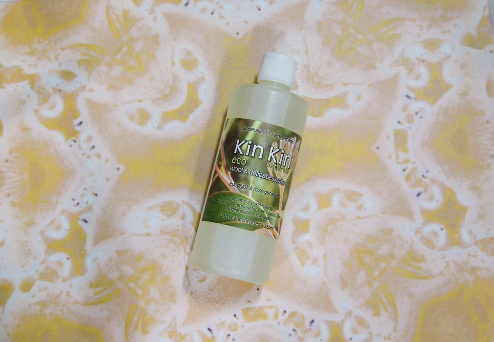Kin Kin Wool & Delicates Wash Eucalypt & Rose Geranium (550ml)