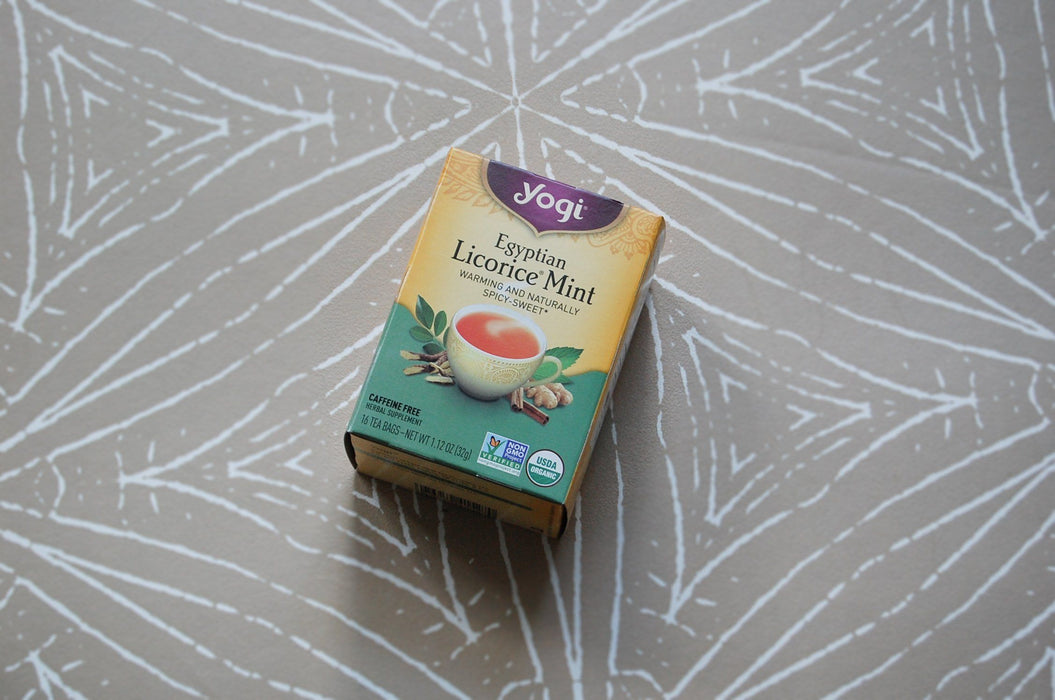 Egyptian Licorice Mint Teabags, Yogi (16 bags)
