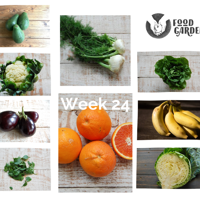 Week 24 - Celeriac, Cauliflower, Parsnip, Pumpkin, Spinach, Celery and Orange