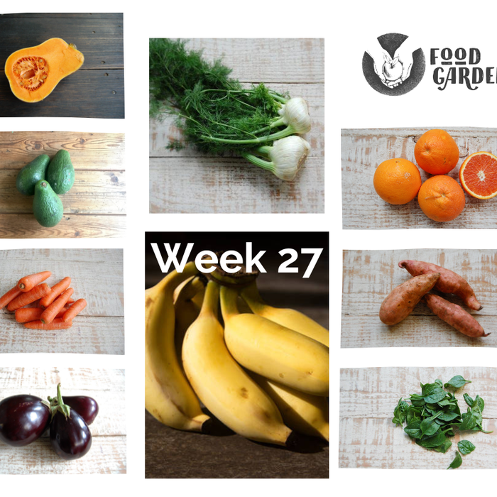 Week 27 - Leek, Kale, Celeriac, Parsnip, Sweet Potato and Capsicum