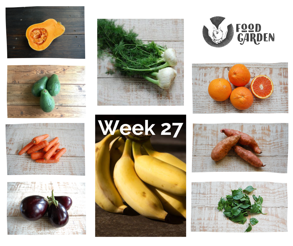 Week 27 - Leek, Kale, Celeriac, Parsnip, Sweet Potato and Capsicum