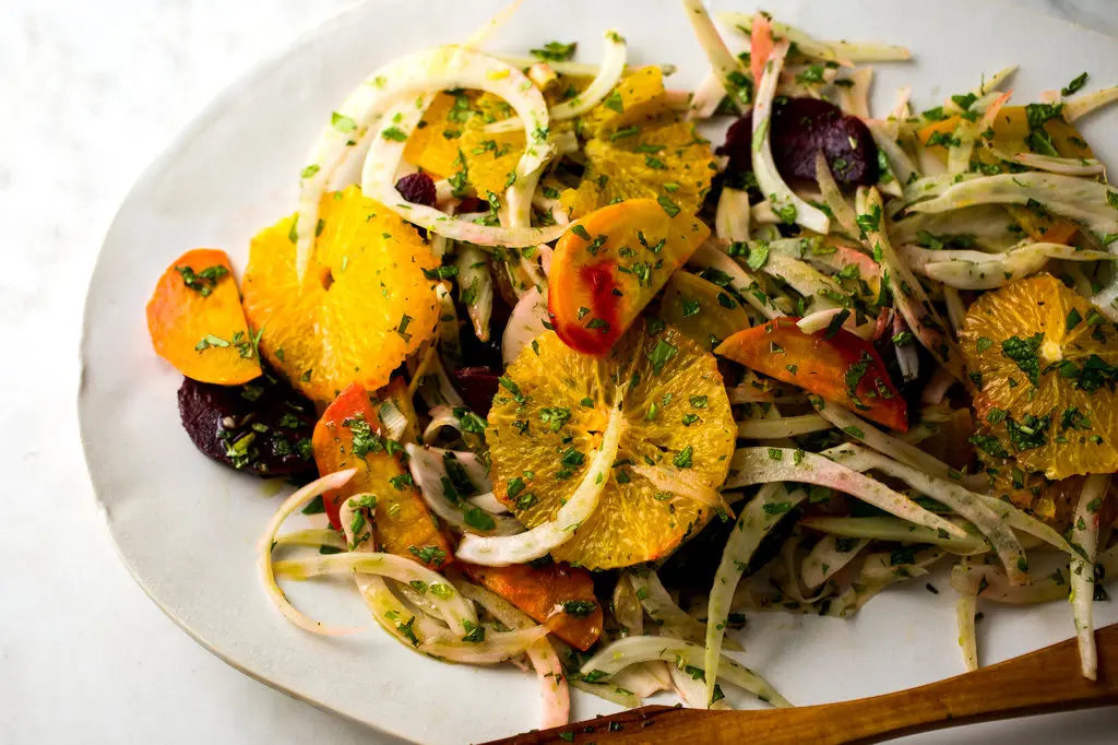Fennel, Beet and Orange Salad With Cumin Vinaigrette
