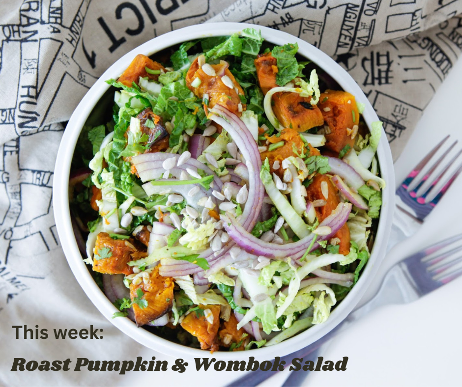 Roast Pumpkin & Wombok Salad