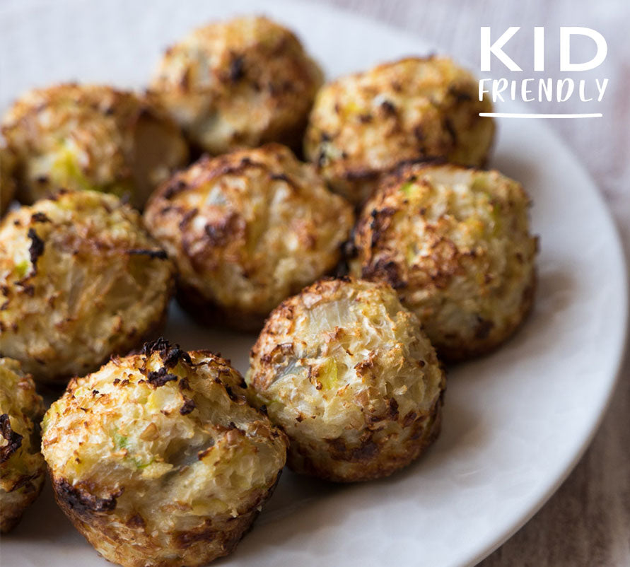 Cauliflower and Zucchini Bites for Toddlers and Kids — Food Garden