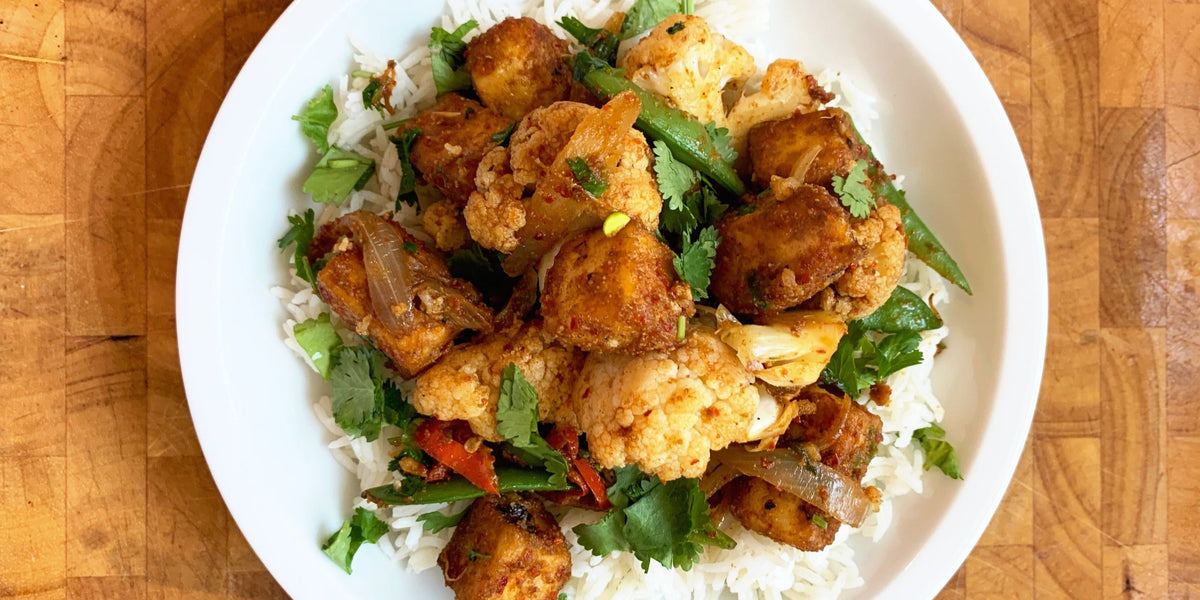 Cumin Spiced Tofu And Cauliflower Stir Fry — Food Garden