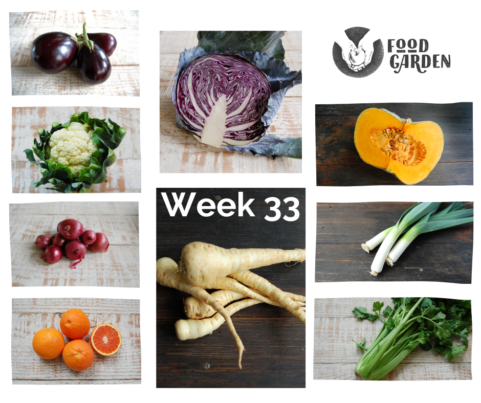Week 33 - Red Cabbage, Parsnip, Celery, Red Onions, Swede and Leek