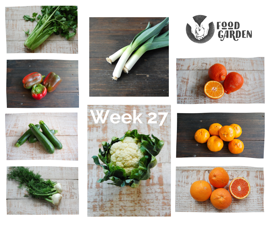 Week 27 - Kale, Celery, Cauliflower, Broccolini, Eggplant, Cucumber and Fennel