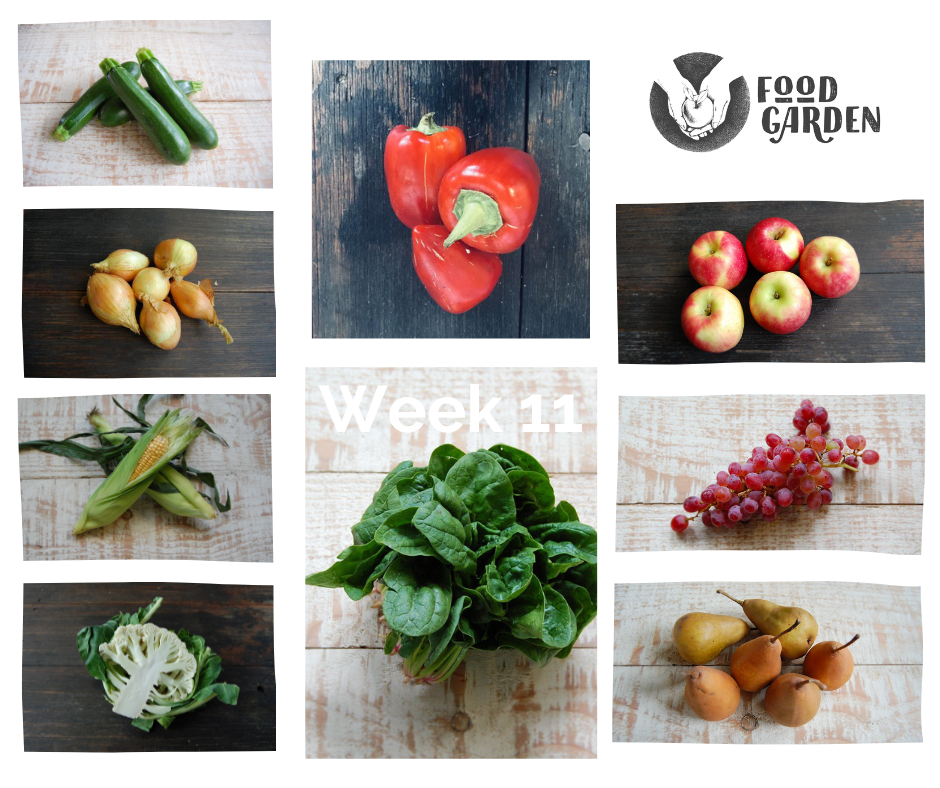 Week 11 - Beetroot, Sweet Corn, Capsicum, Cauliflower, Spinach, Tomato, Zucchini and Eggplant