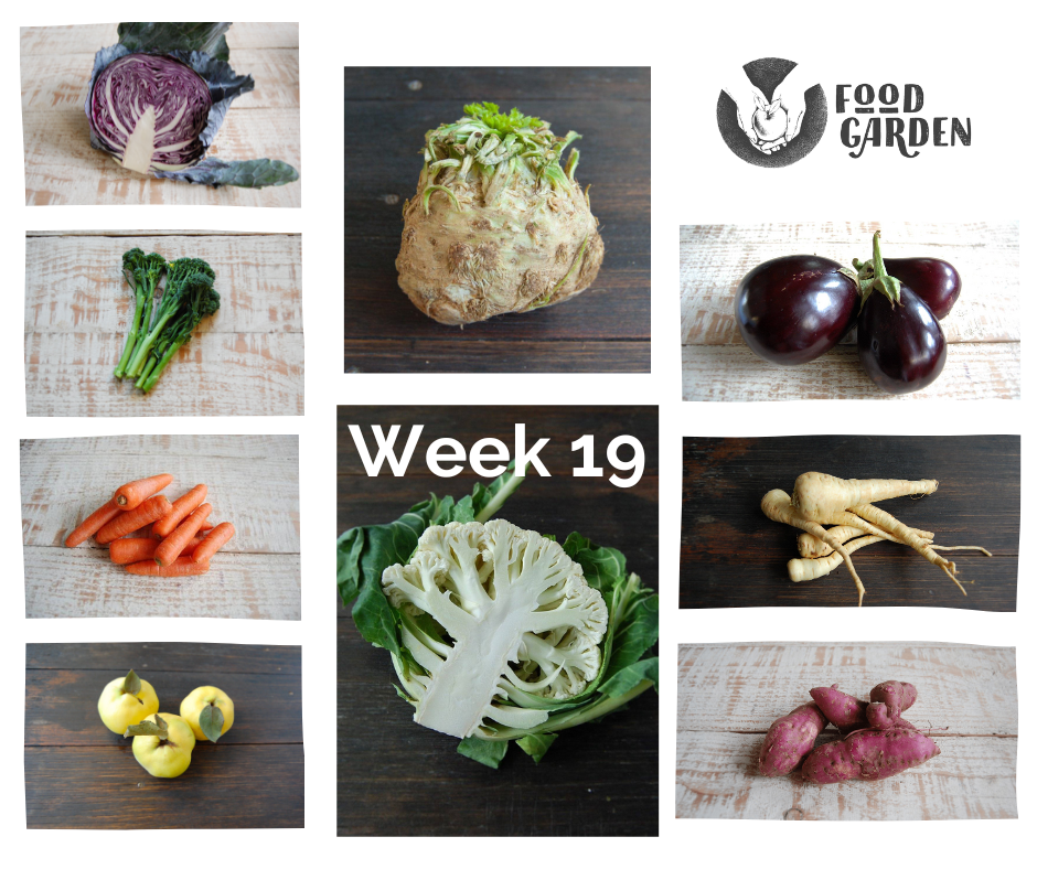 Week 19 - All Biodynamic this Week - Celeriac, Cauliflower, Broccoli, Swede, Capsicum, Red Cabbage, Apples, Pears and Quince