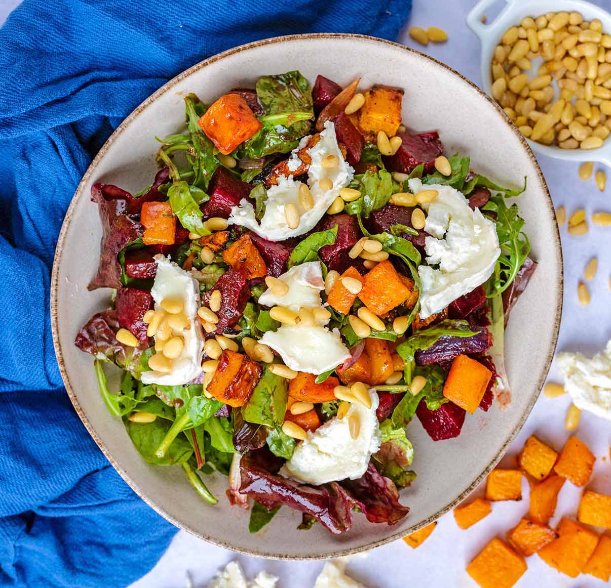 Goat's Cheese and Pumpkin Salad