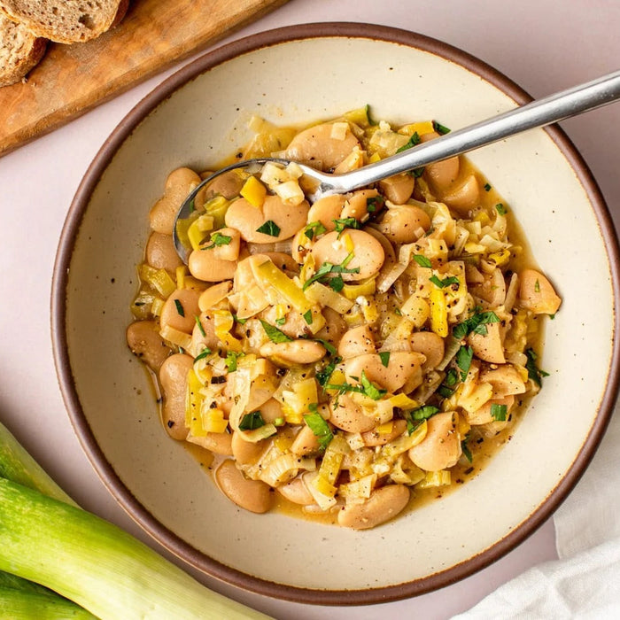 Leek and Butter Bean Stew