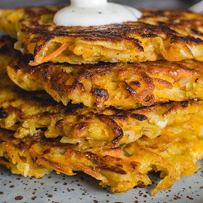Pumpkin Potato Latkes