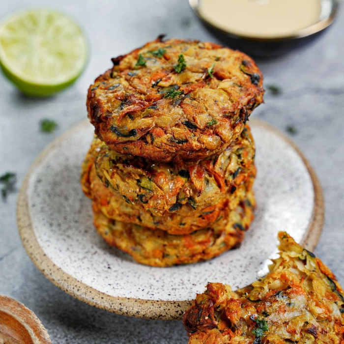 Vegetable Fritters With Zucchini And Potato