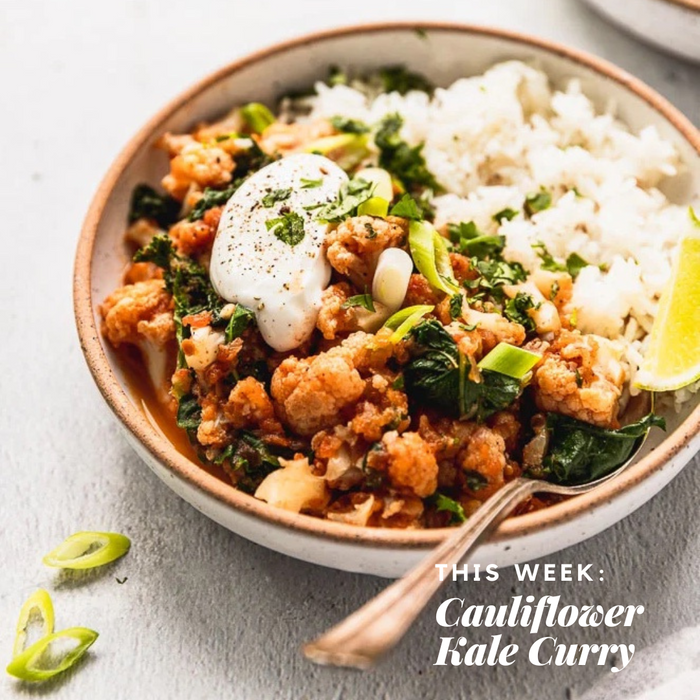 Cauliflower Kale Curry