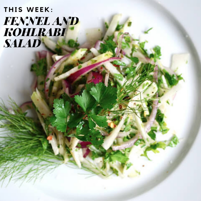 Fennel and Kohlrabi Salad