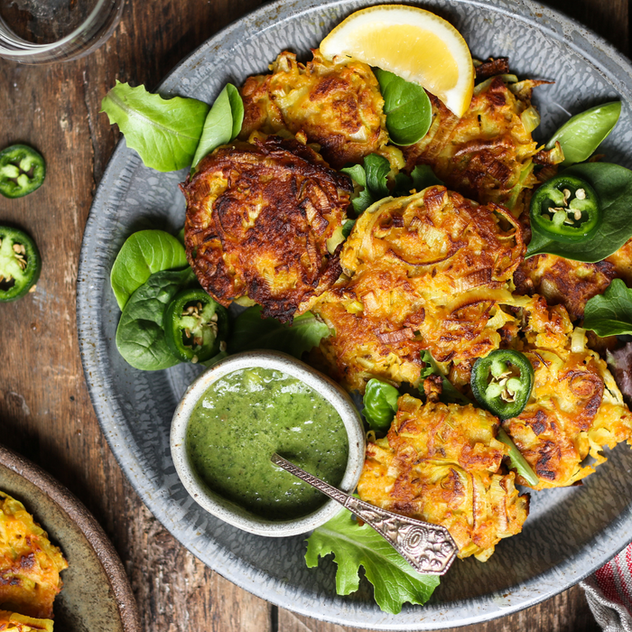 Parsnip and Leek Pancakes