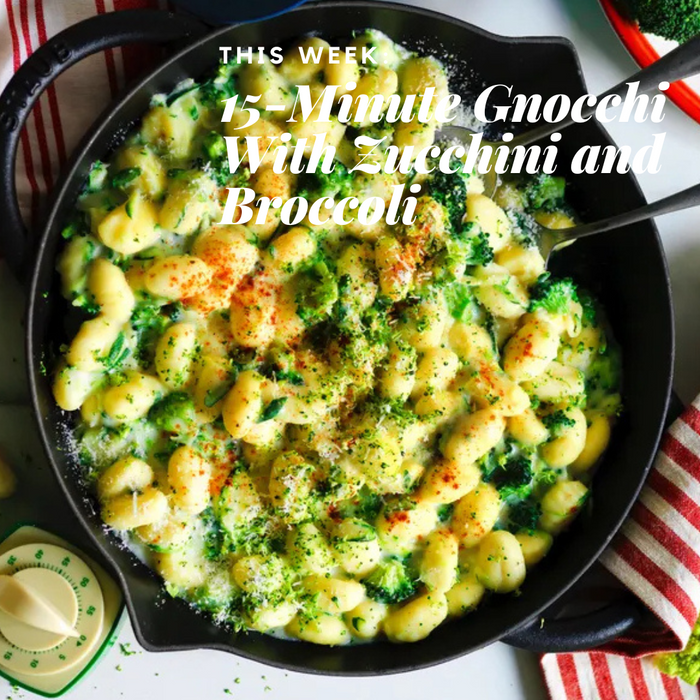 15-Minute Gnocchi With Zucchini and Broccoli